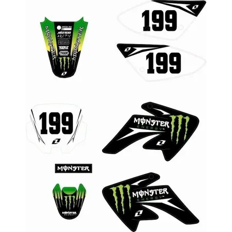 Monster energy stickers crf70