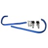 Cover racing handlebar cnc blue