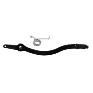 Brake pedal under axis
