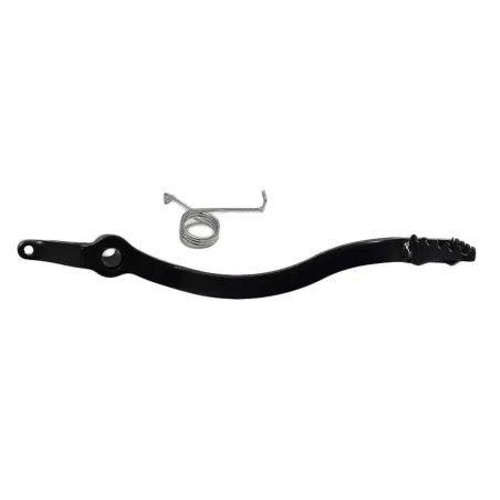 Brake pedal under axis