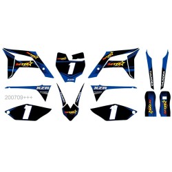 Sticker assy dirt bike KXD 712