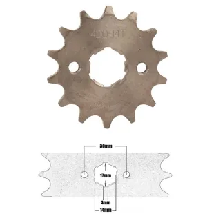 Piñon de salida pit bike 2