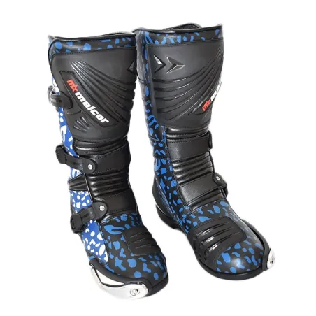 Botas de supermotard azules