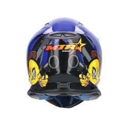 Helmet shiro MTR MX-306 blue