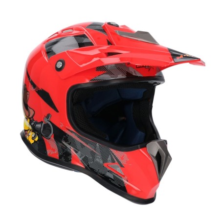 Helmet shiro MTR MX-306 red