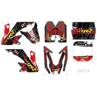 Stickers crf50 MTR xz1