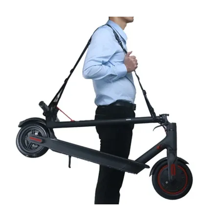 Shoulder carring strap skateboard