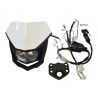Front light number plate dirt bike