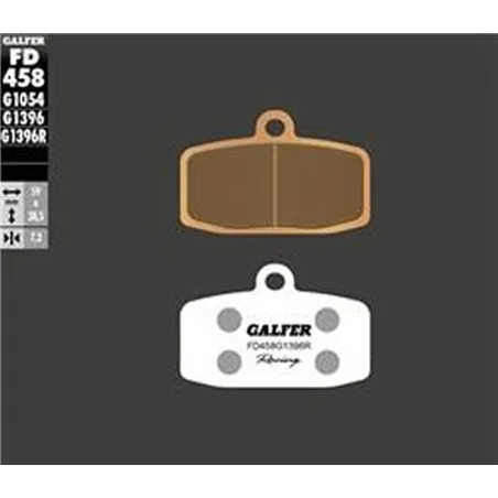 Pastillas GALFER sinterizadas RACING para freno Formula