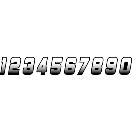Numeros decorativos dorsales