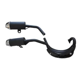 Twin Muffler assy minibike XZR
