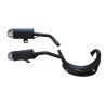Twin Muffler assy minibike XZR