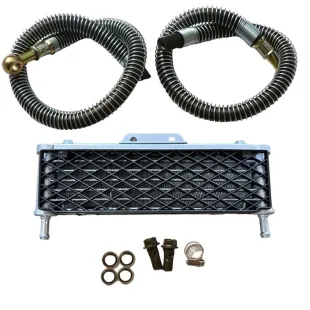 Oil radiator aluminum flange fixing