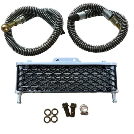 Oil radiator aluminum flange fixing
