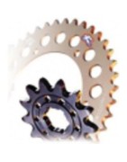 Front and rear sprocket
